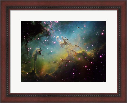 Framed M16 the Eagle Nebula Print