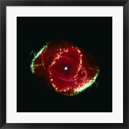 Framed Cats Eye Nebula Print