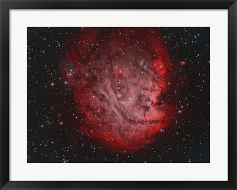 Framed NGC 2174, the Monkey Head Nebula with IC 2159 Nebulosity Print