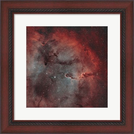 Framed IC 1396, The Elephant Trunk Nebula Print