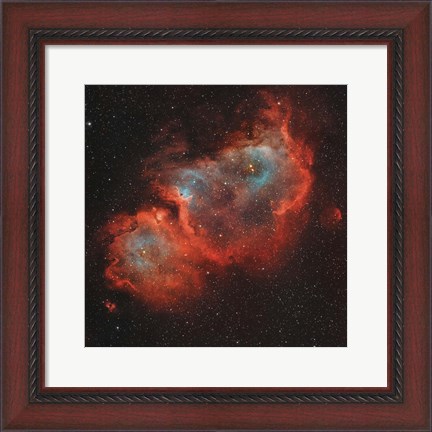 Framed IC 1848, the Soul Nebula Print
