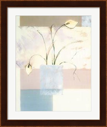 Framed Abstract Floral II Print
