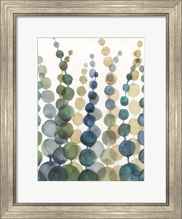 Framed Pompom Botanical I Print