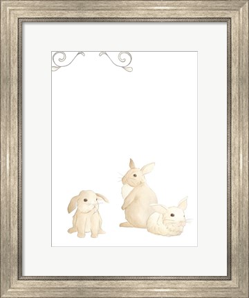 Framed Baby Animals I Print