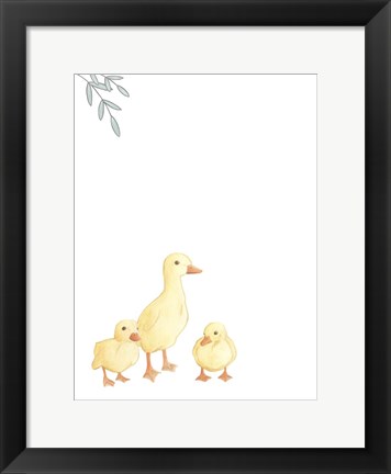 Framed Baby Animals III Print