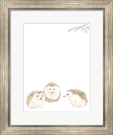 Framed Baby Animals IV Print