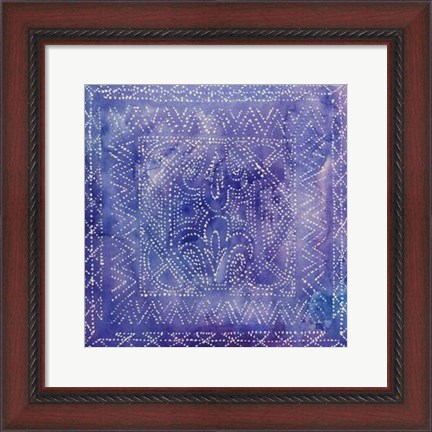 Framed Batik Nebula II Print