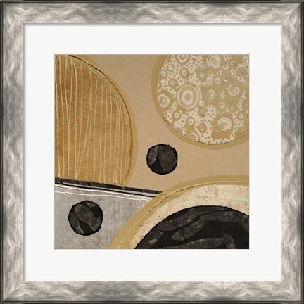 Framed Calm Circles II Print