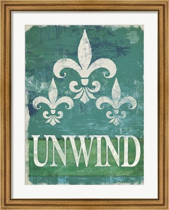 Framed Renew - Unwind II Print
