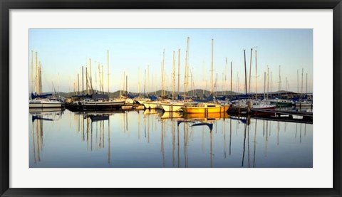 Framed Marina Sundown III Print