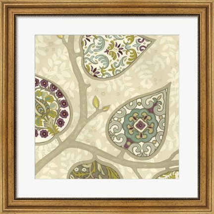 Framed Patterns in Foliage III Print