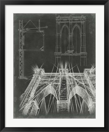 Framed Iconic Blueprint IV Print