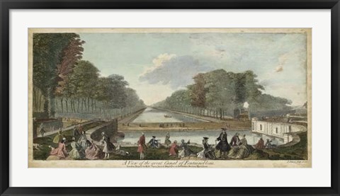 Framed View of Fontainebleau I Print