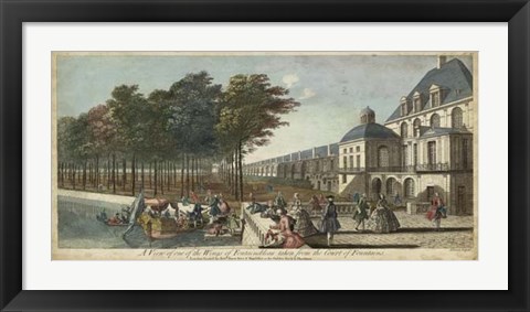 Framed View of Fontainebleau II Print