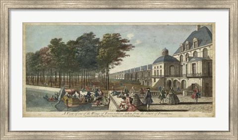 Framed View of Fontainebleau II Print