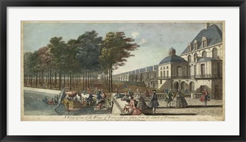 Framed View of Fontainebleau II Print