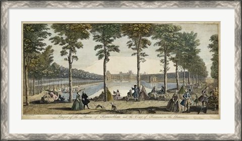 Framed View of Fontainebleau III Print