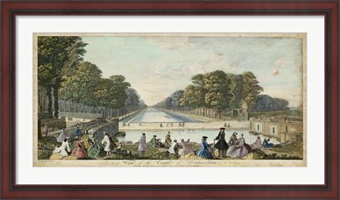 Framed View of Fontainebleau IV Print