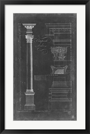 Framed Composite Order Blueprint Print
