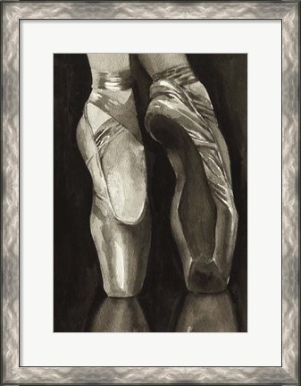 Framed Ballet Shoes I Print