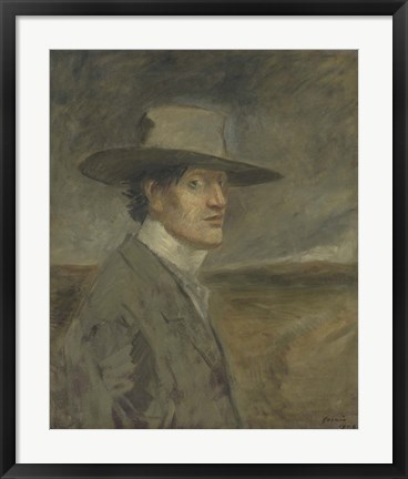 Framed Portrait Of The Artist, 1906 Print