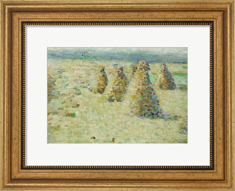 Framed Haystacks In Normandy, 1887-89 Print