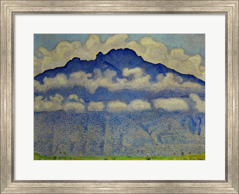 Framed Landscape In The Berne Oberland (Die Schynige Platte), 1909 Print