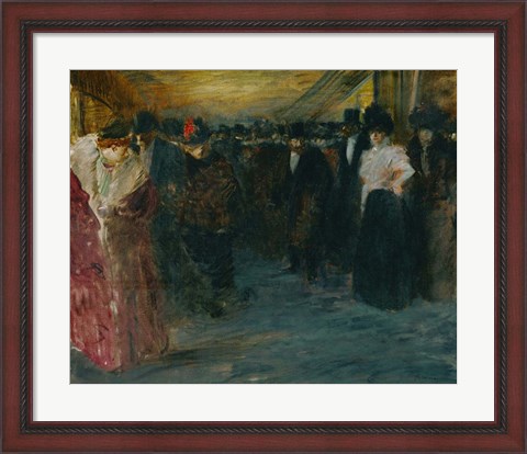 Framed Promenoir At The Music-Hall, c. 1890 Print