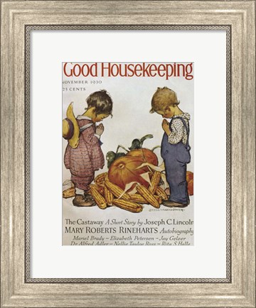 Framed Good Housekeeping November 1930 Print