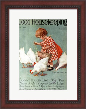 Framed Good Housekeeping May 1925 Print