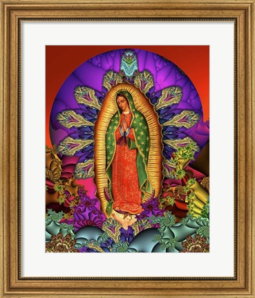 Framed Guadalupe2-8 Print