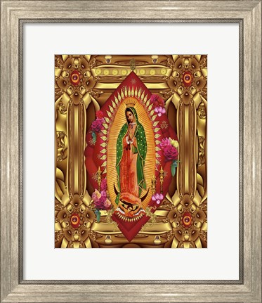 Framed Guadalupe 2-9 Print