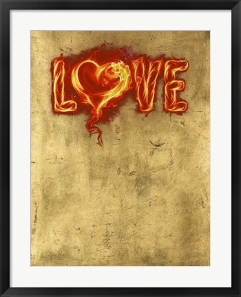 Framed Love I Print