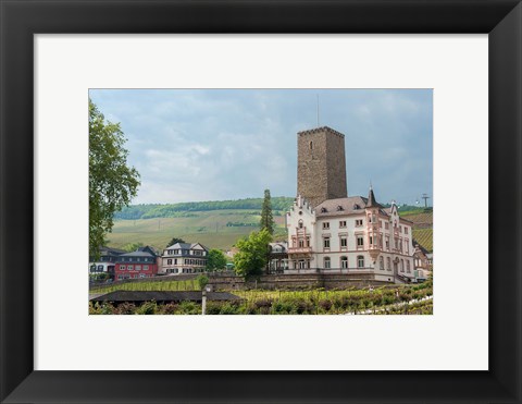 Framed Carl Jung Vineyard, Boosenburg Castle Print