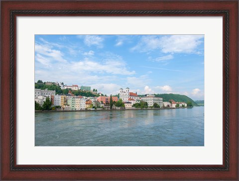 Framed Danube River, Passau Print