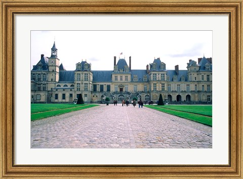 Framed Fontainebleau Palace, France Print