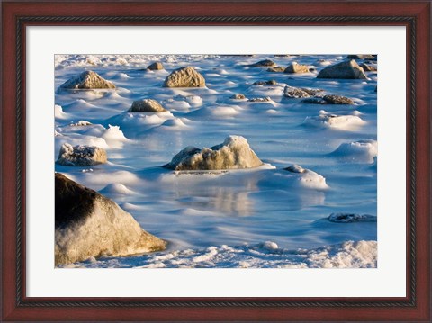 Framed Hudson Bay in the Snow Print