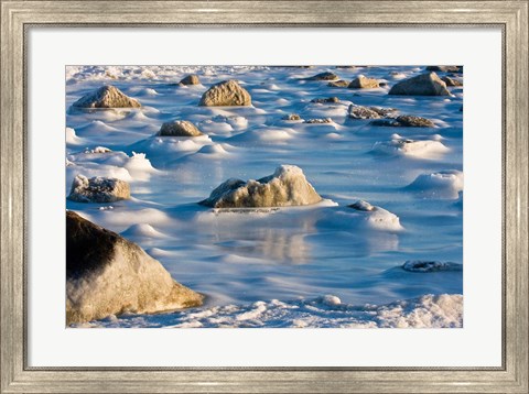 Framed Hudson Bay in the Snow Print