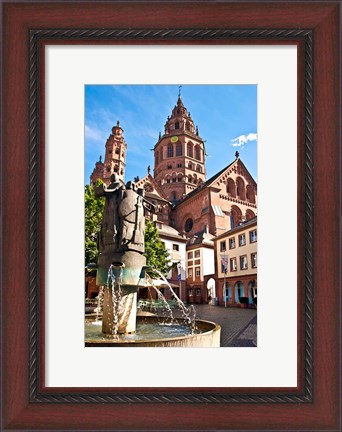 Framed Saint Martin&#39;s Cathedral, Mainz, Germany Print