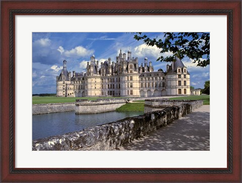 Framed France, Chateau Chambord, Loire Valley Print