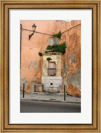 Framed Port and Commercial Town of Corsica, France Print