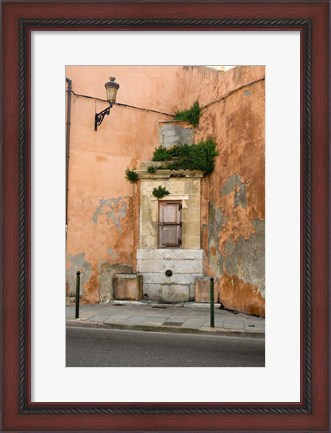 Framed Port and Commercial Town of Corsica, France Print