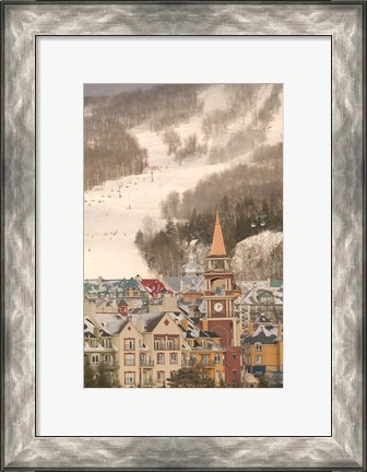 Framed Mont Tremblant Ski Village Print