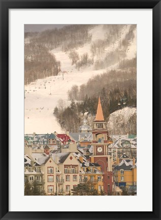 Framed Mont Tremblant Ski Village Print