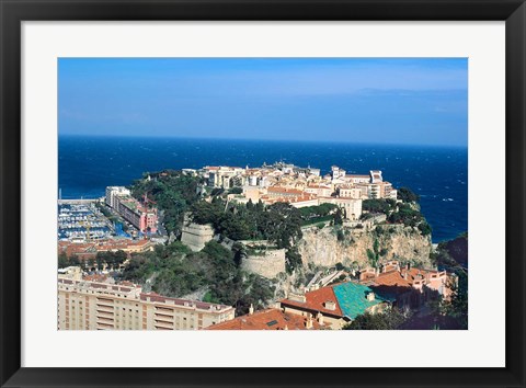 Framed Principality of Monaco at Monte Carlo, France Print
