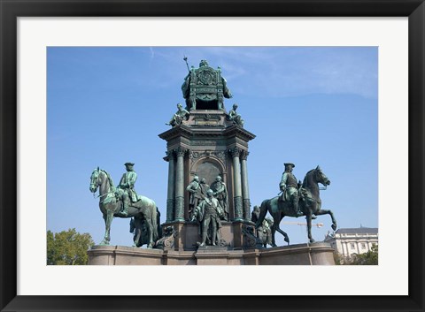 Framed Maria Theresa Statue Print