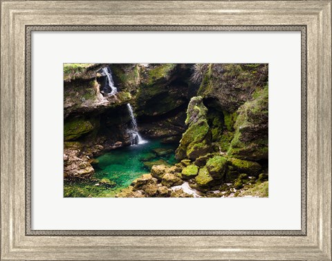 Framed Waterfall, Austria Print