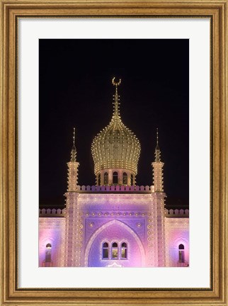 Framed Tivoli at Christmas Print