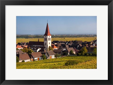 Framed Ammerschwihr, Alsatian Wine Route Print