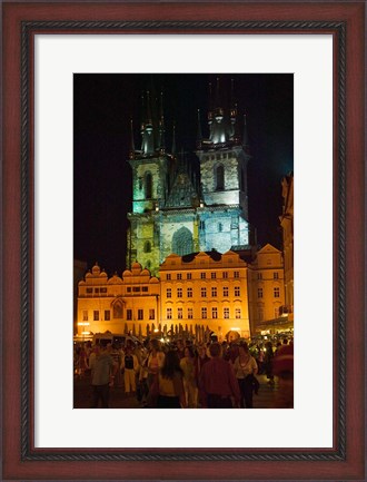 Framed Old Town, Czech Republic Print